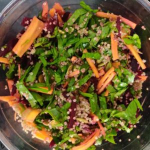 Colorful beet salad