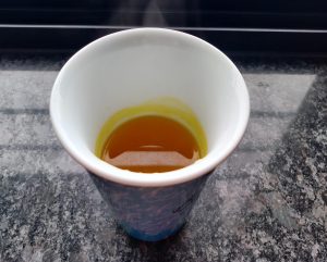 A soothing ginger turmeric tea