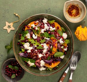 Roasted pumpkin salad